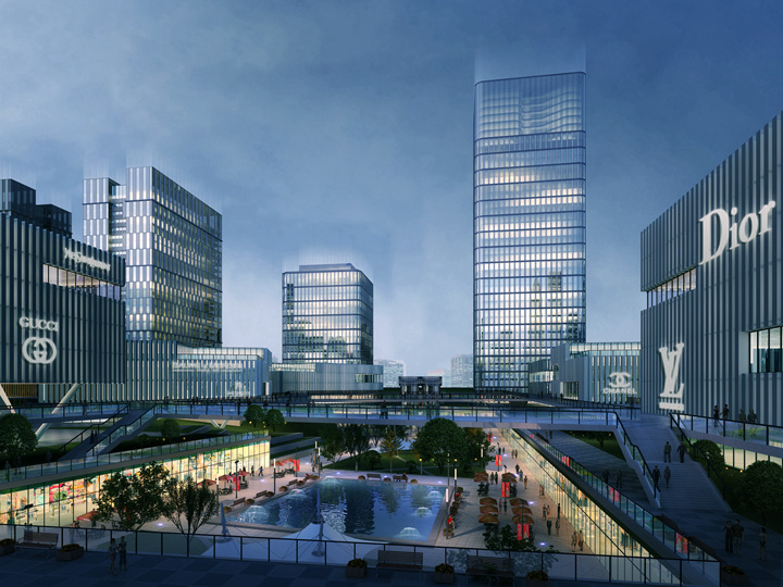 【DAO作品】城際鐵路葛店南站商貿(mào)區(qū)城市設(shè)計(jì)_新浪地產(chǎn)網(wǎng)